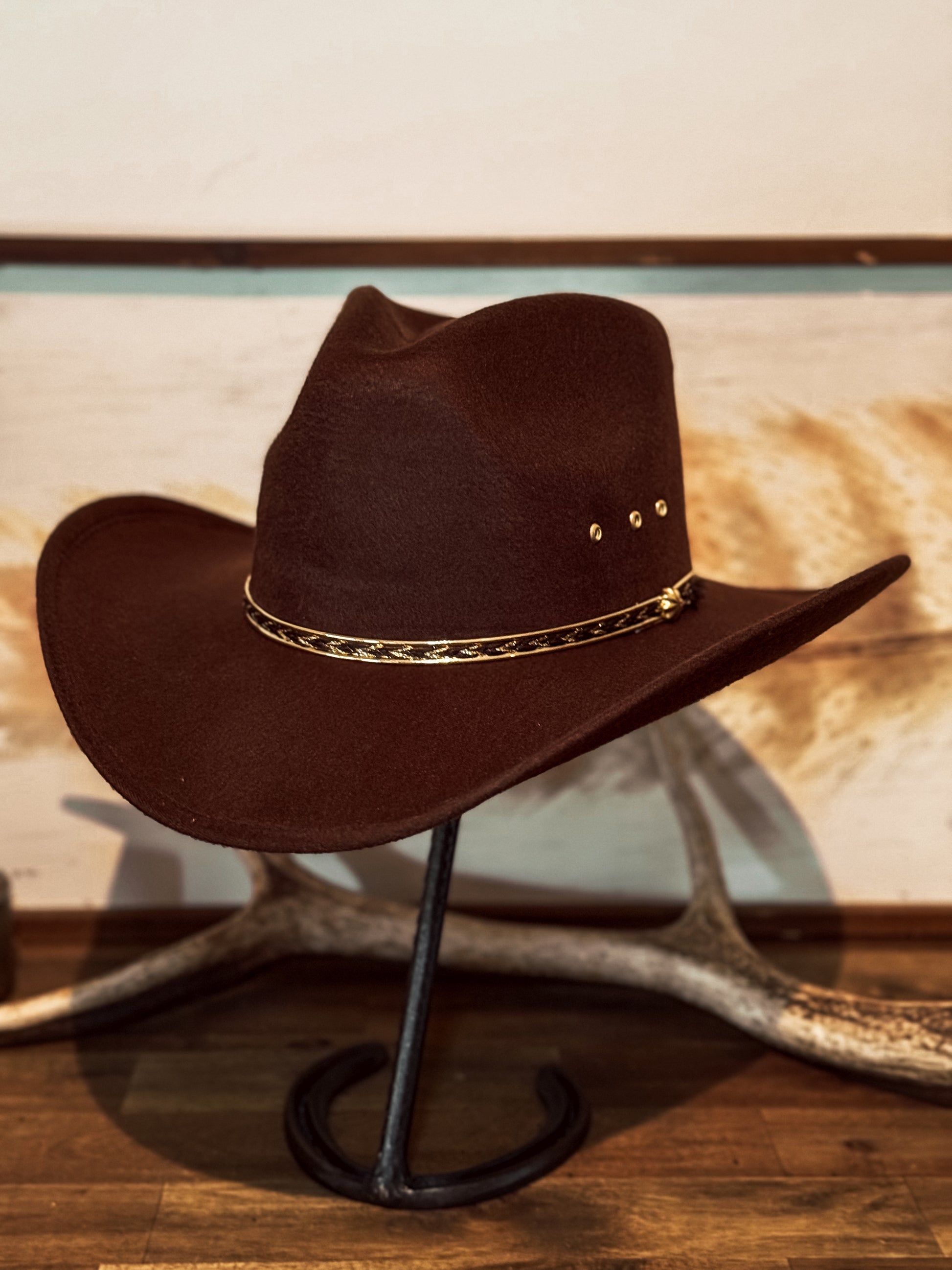 Paterson Felt Cowboy Hat / BROWN