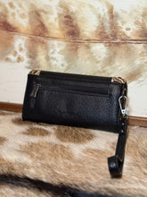 Load image into Gallery viewer, Dallas Tooled Concho Wallet / BLACK

