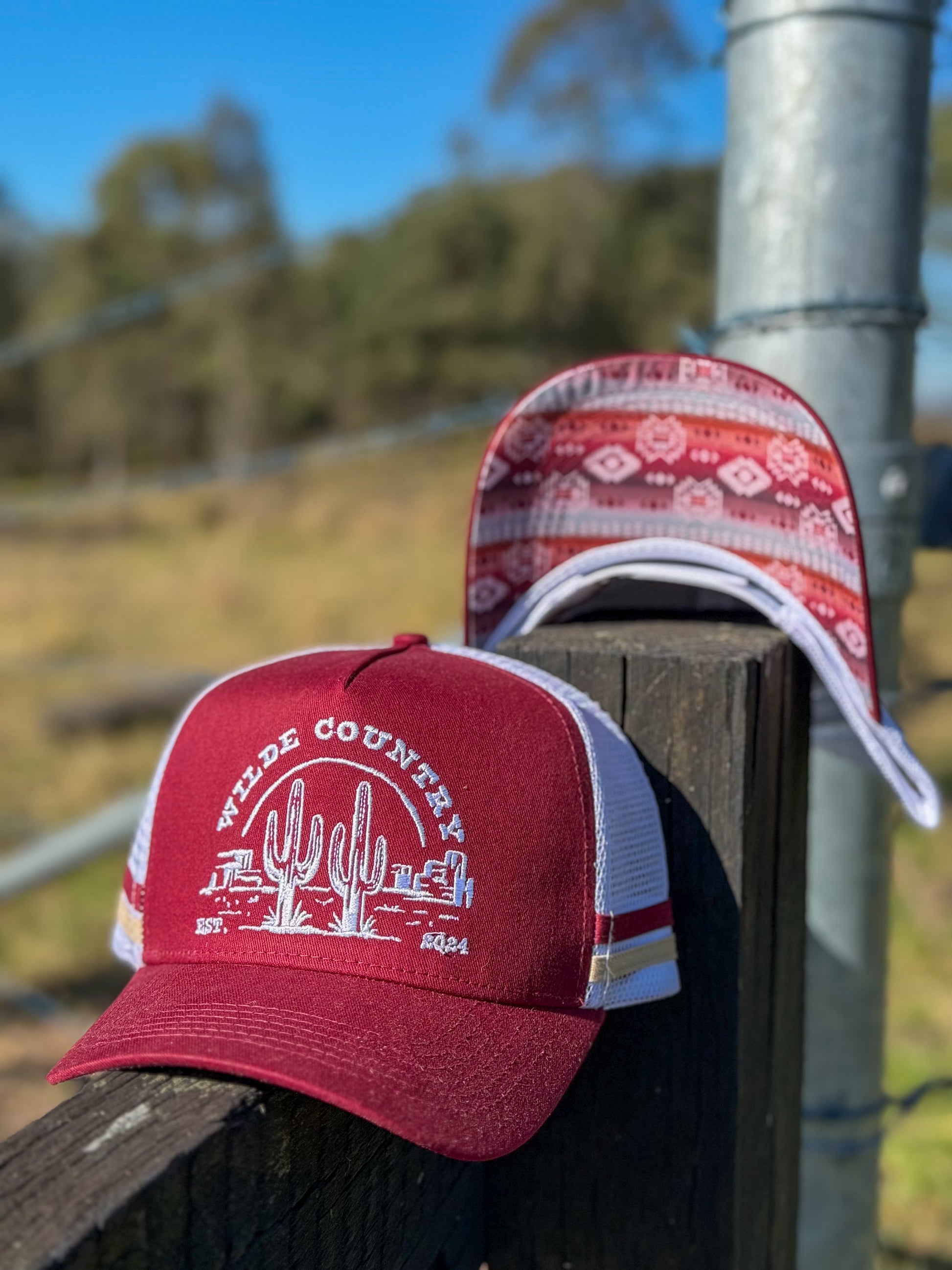 Adult Wilde Country Trucker Cap / RED ROCK