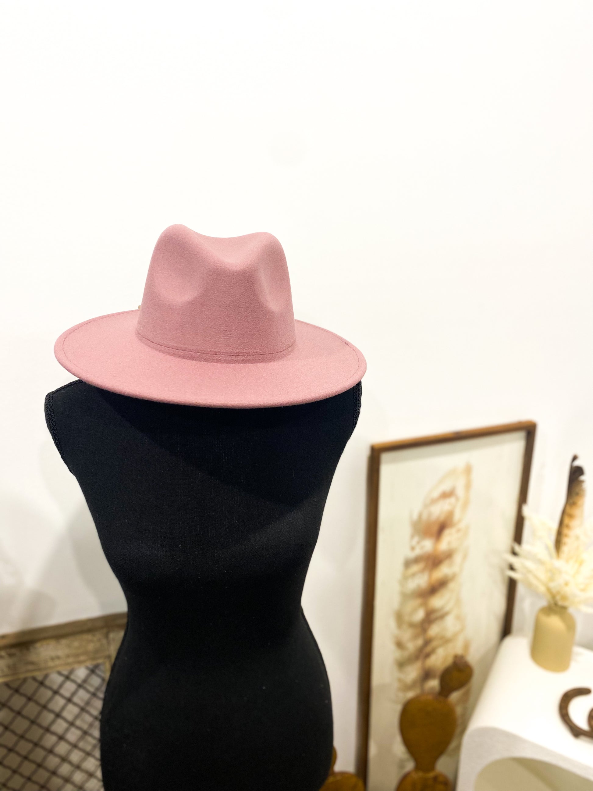 Basic Panama Hat / DUSK PINK