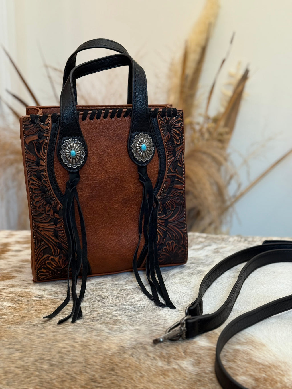 Laredo Mini Tote / BROWN