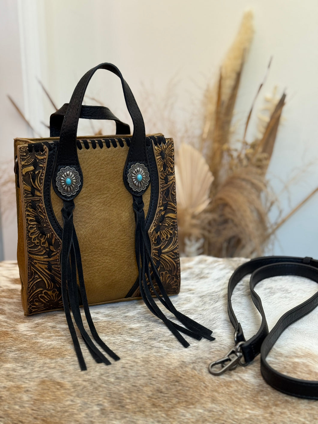Laredo Mini Tote / LIGHT BROWN