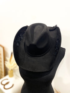 Langley Cowboy Hat / BLACK