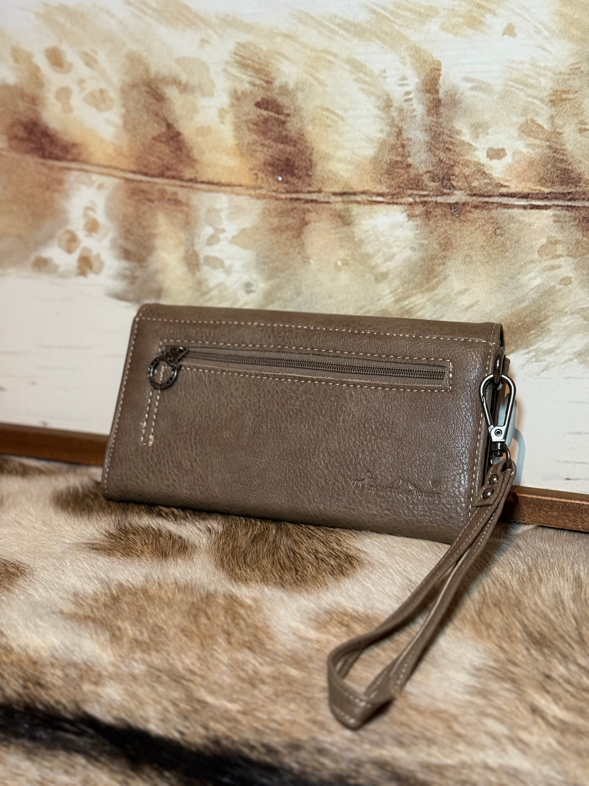 Dusty Aztec Wallet / KHAKI