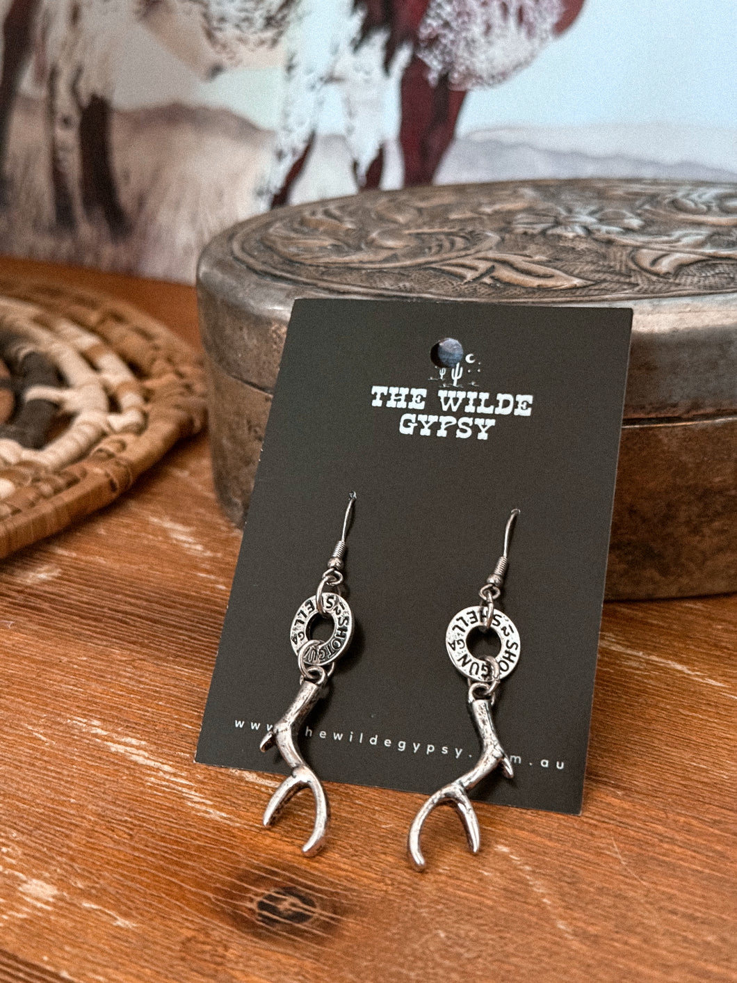 Antler Earrings