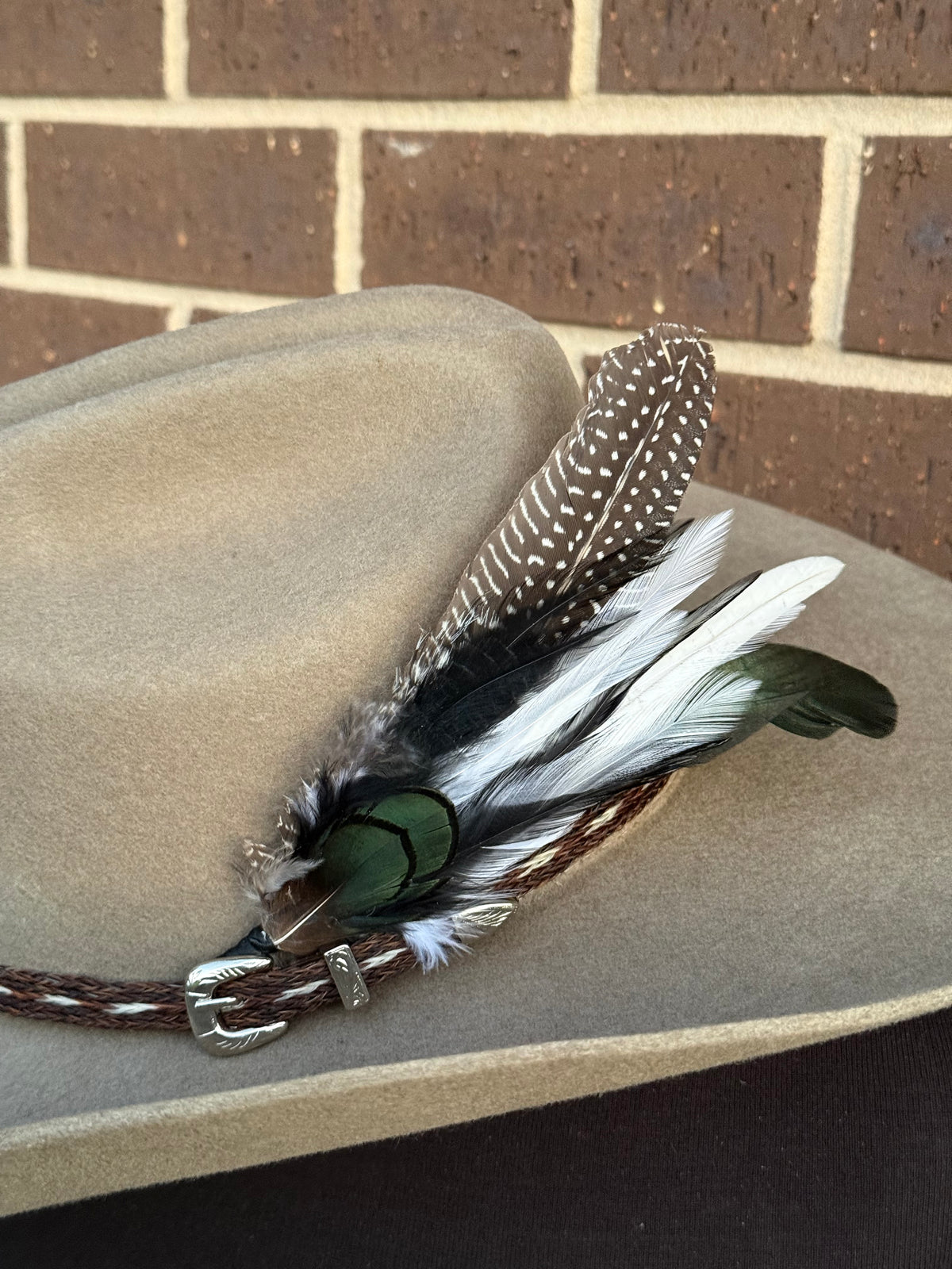 Silver Sage Hat Feather