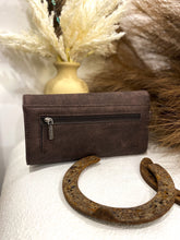 Load image into Gallery viewer, Montana West Concho Collection Wallet / COFFEE
