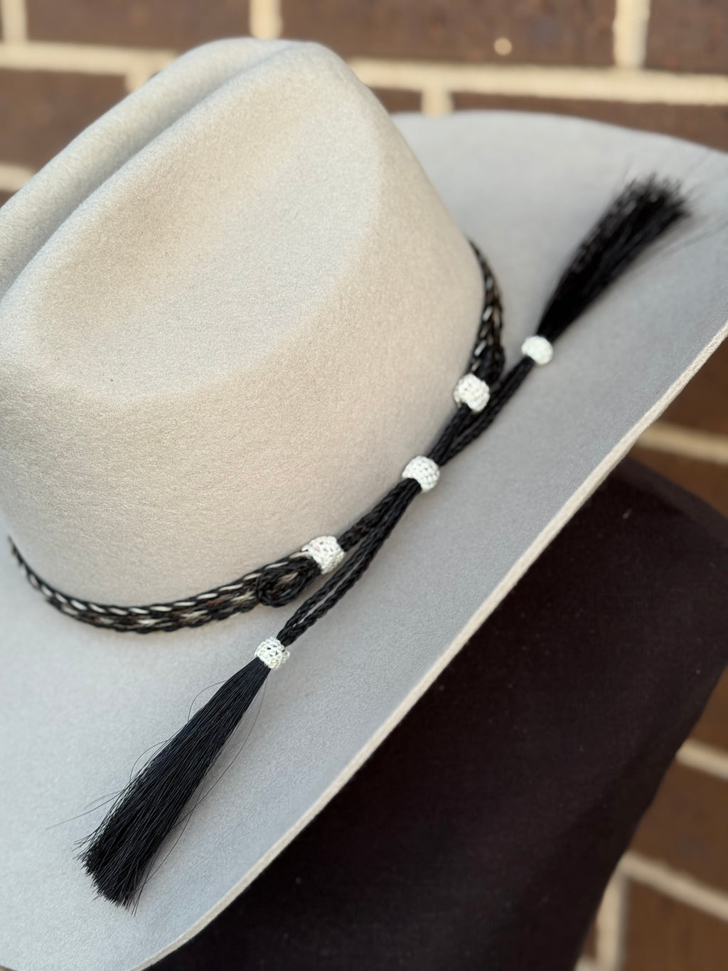 Stripe Horse Hair Hat Band