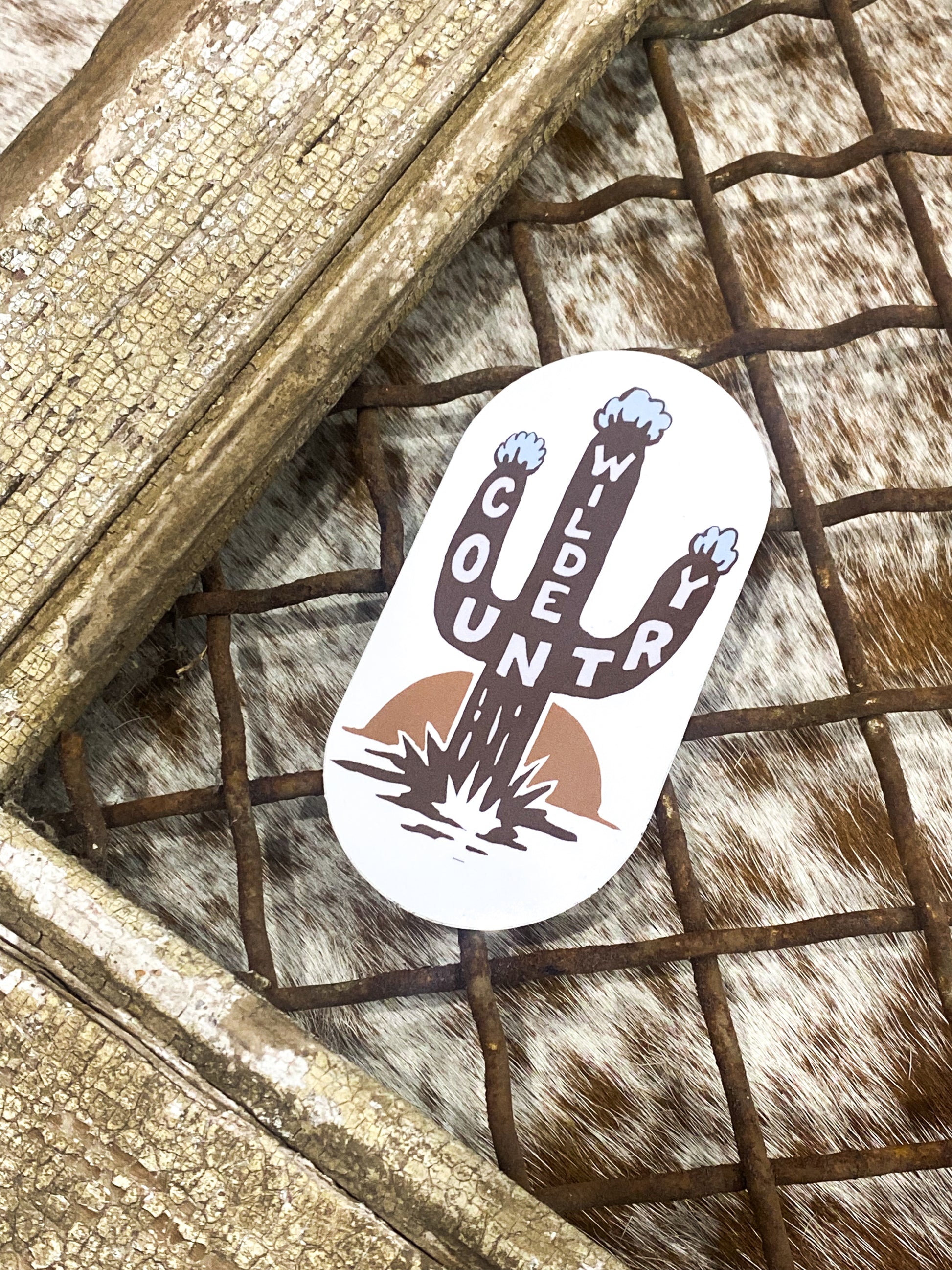 Wilde Country Sticker / CACTUS