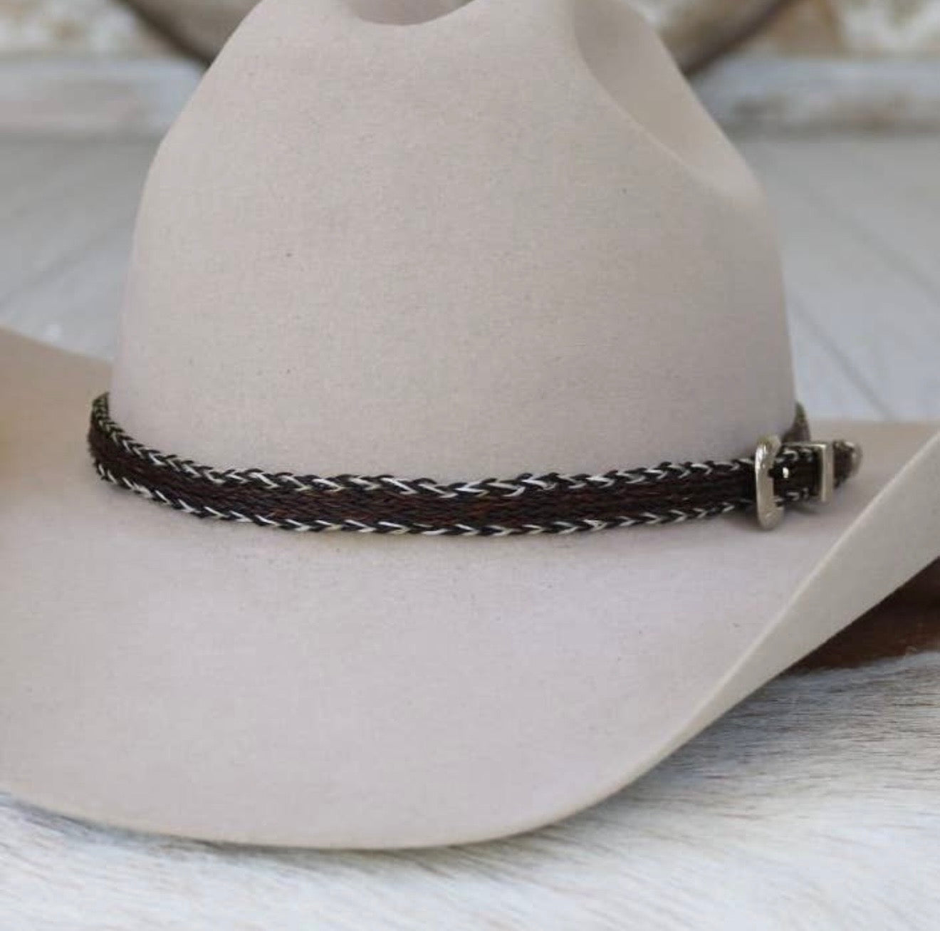 Roughstock Horsehair Buckle Hat Band