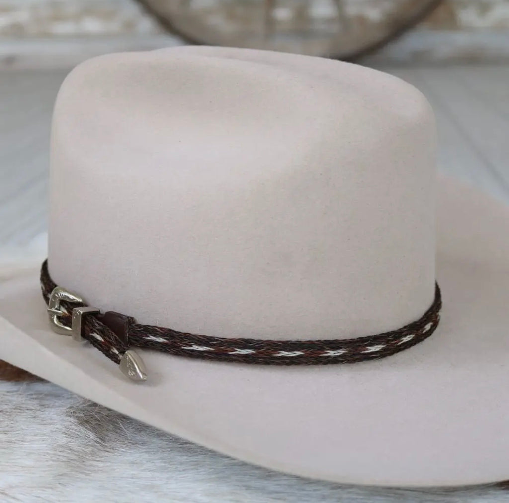 Stockman Horsehair Buckle Hat Band
