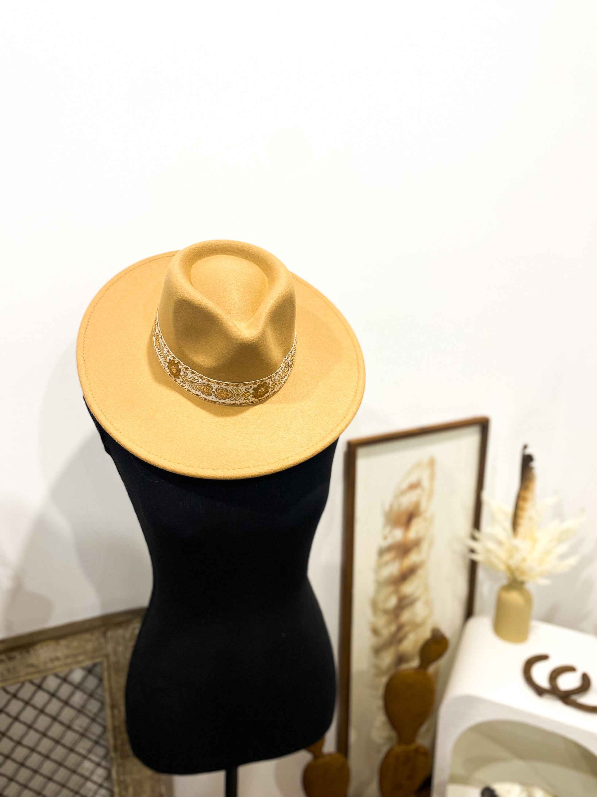 Bohemian Rancher Hat / TAN
