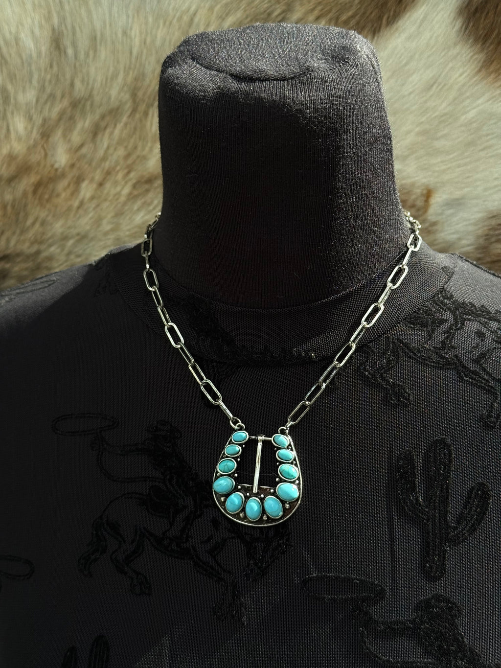 Reba Buckle Necklace