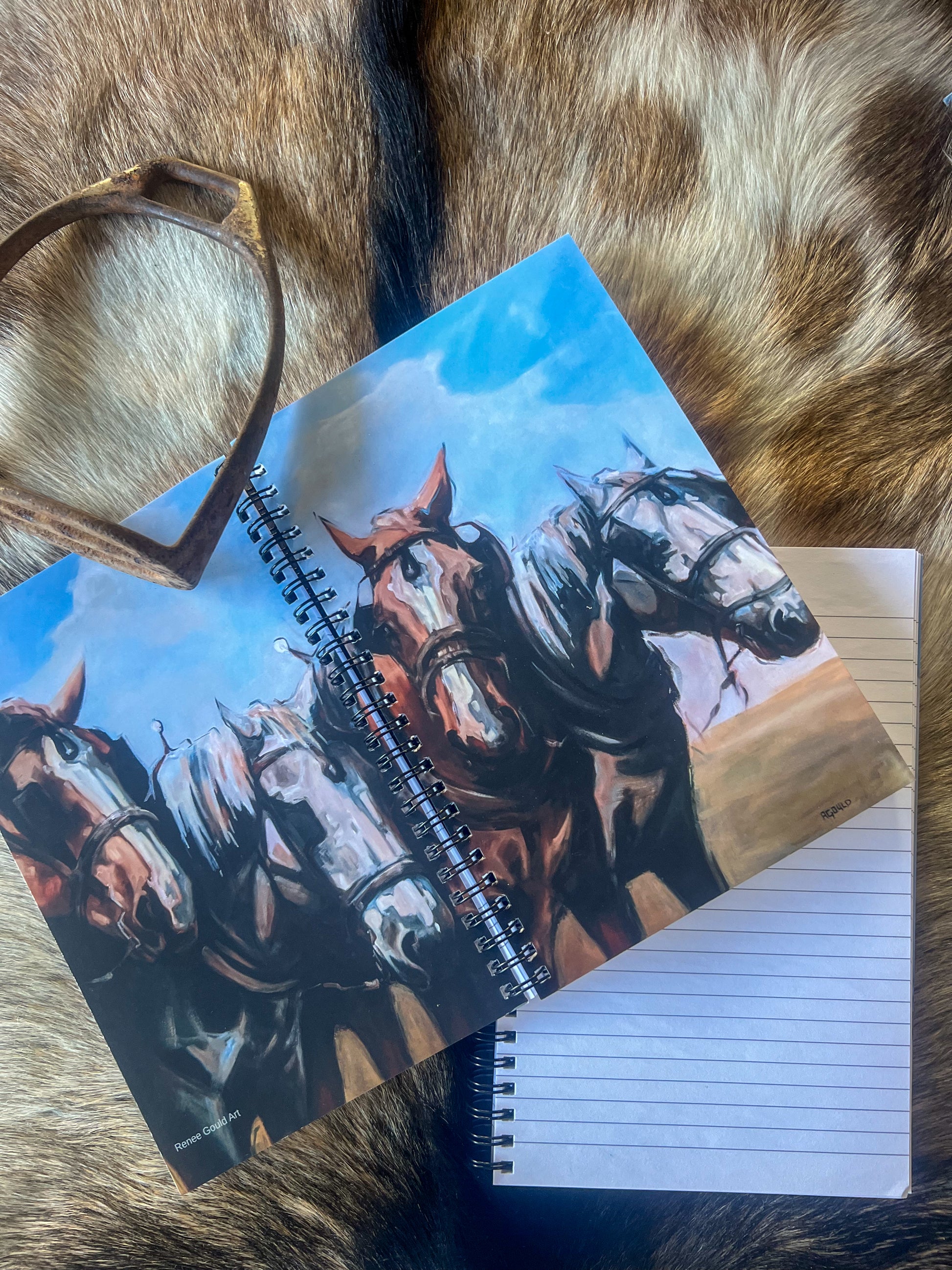 Heavy Horses Notebook