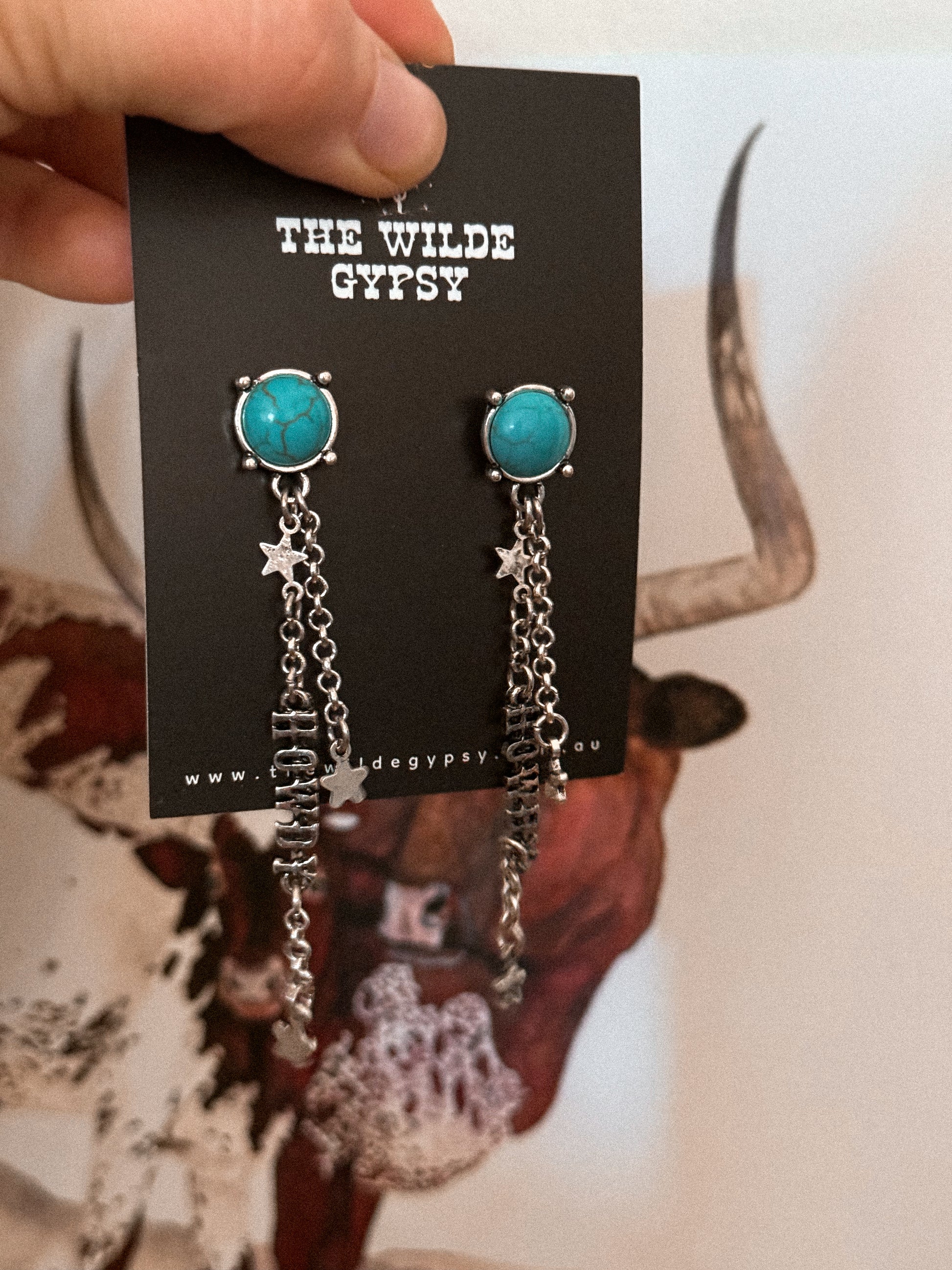Cosmic Cowgirl Earrings / HOWDY