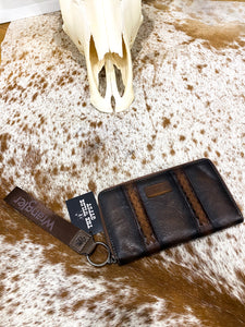 Wrangler Whipstitch Wallet/Wristlet / COFFEE