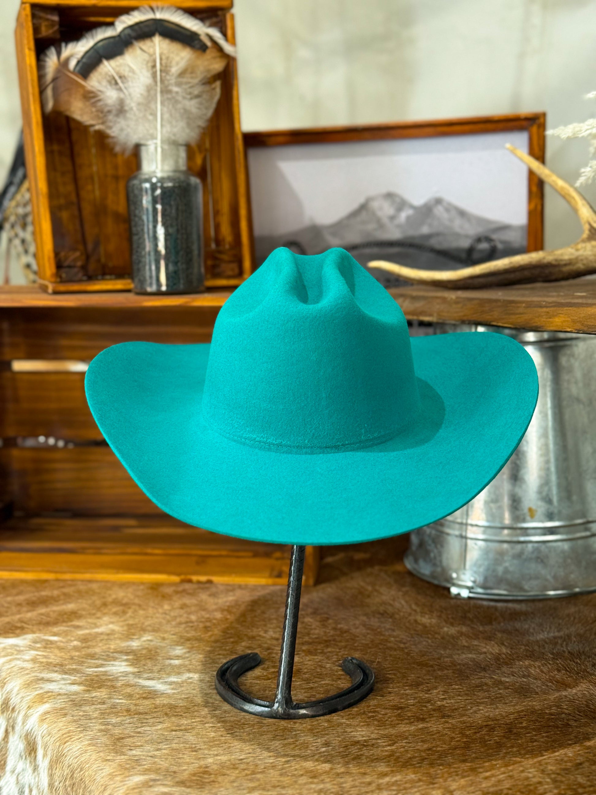 Wilde Traveller Cowboy Hat / TURQUOISE