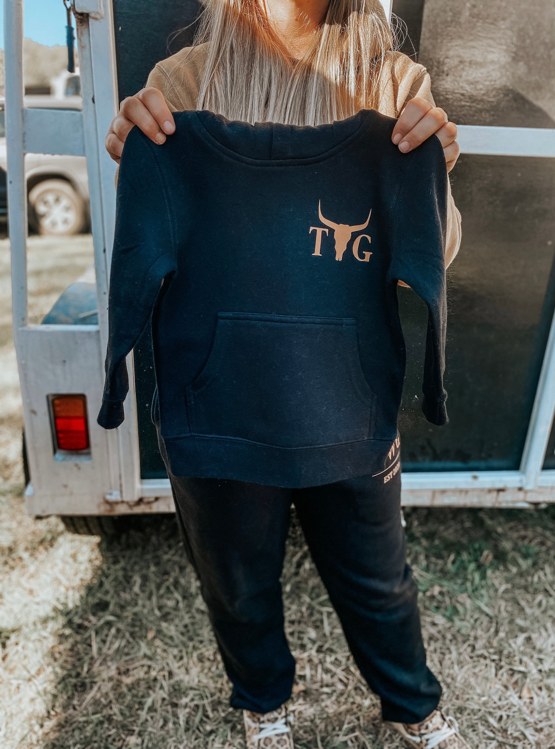 TWG Youth Rough Rider Hoodie / BLACK