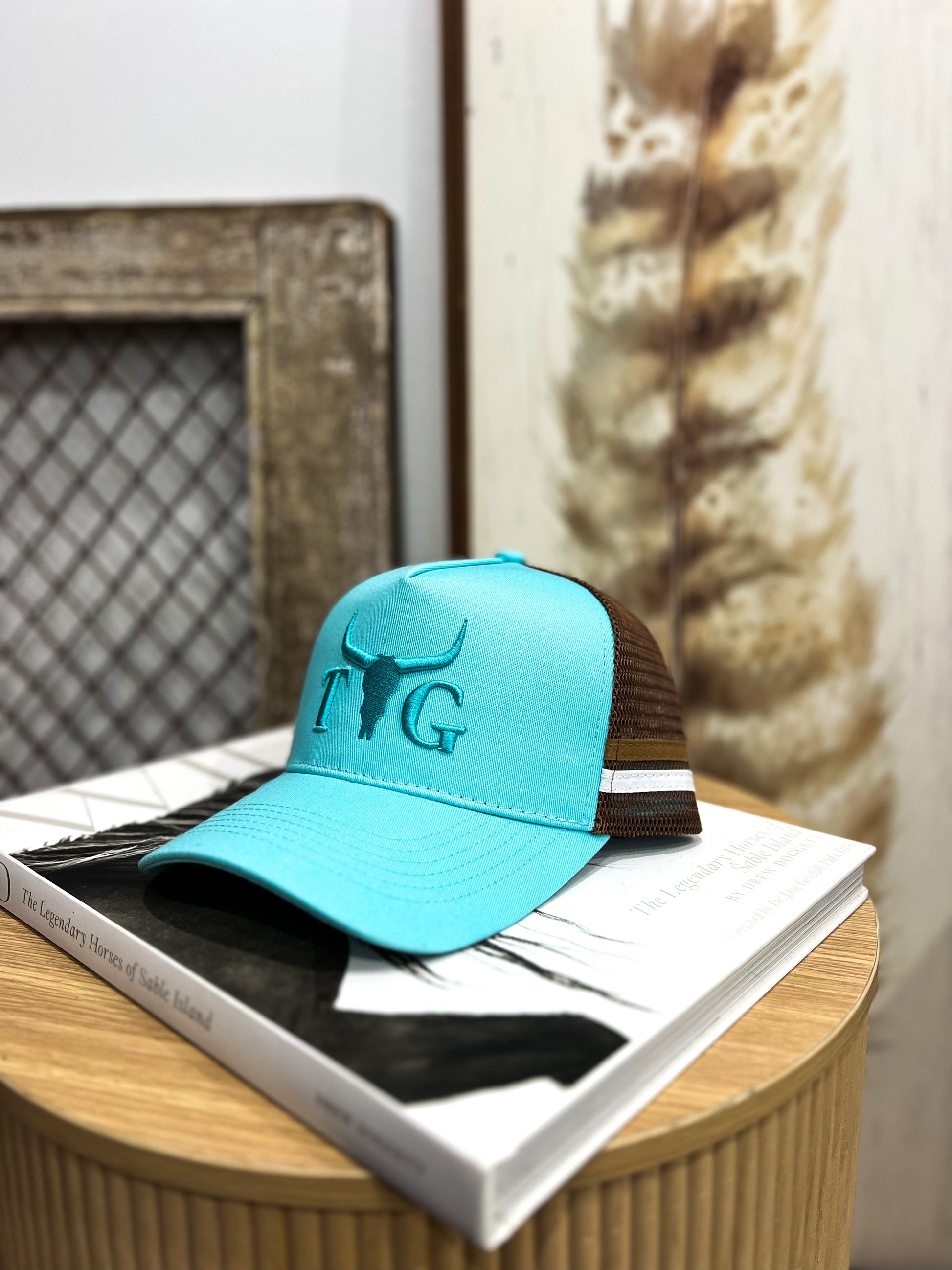 TWG Trucker Cap / TURQUOISE BULL
