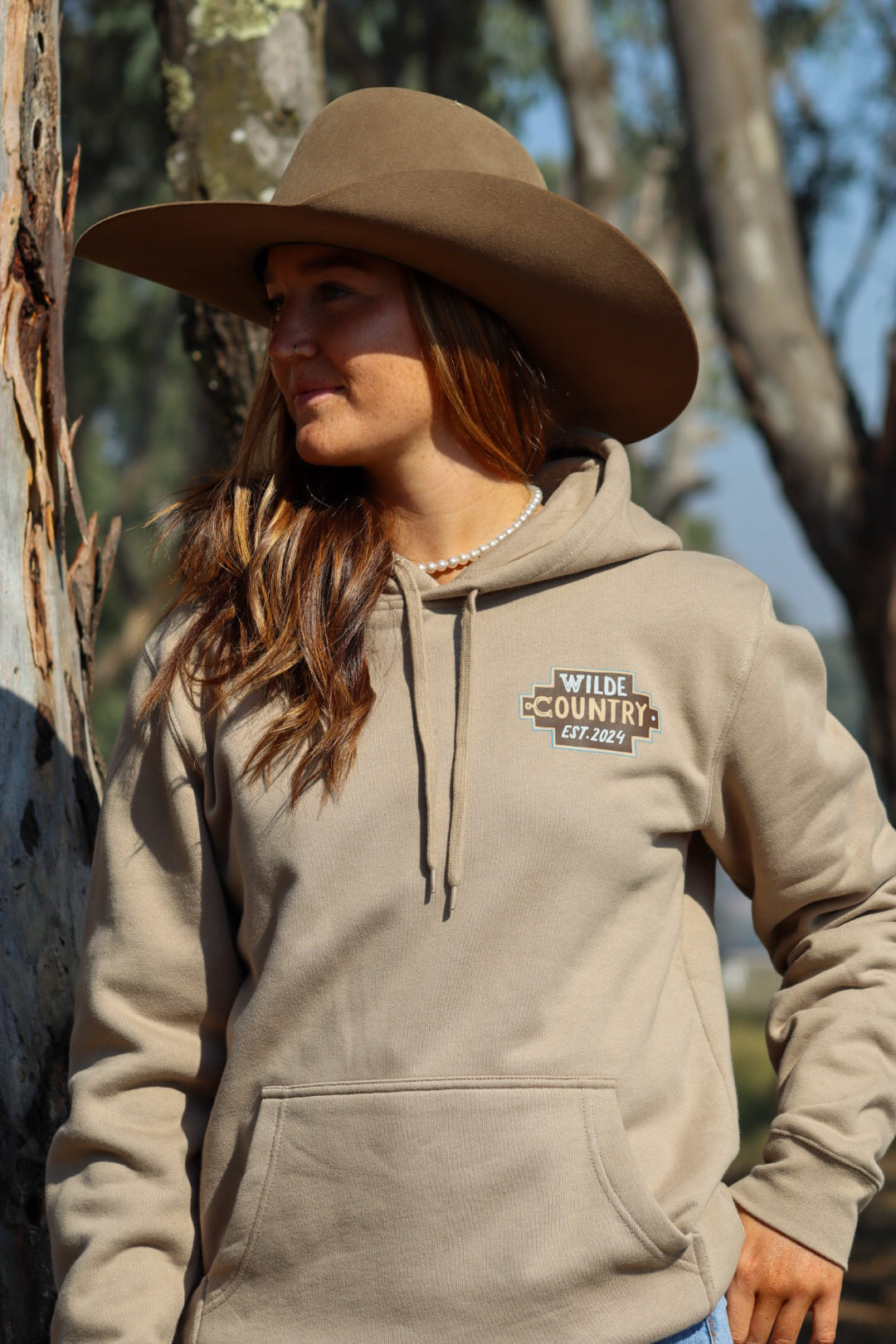 Wilde Country Aztec Hoodie / SAND