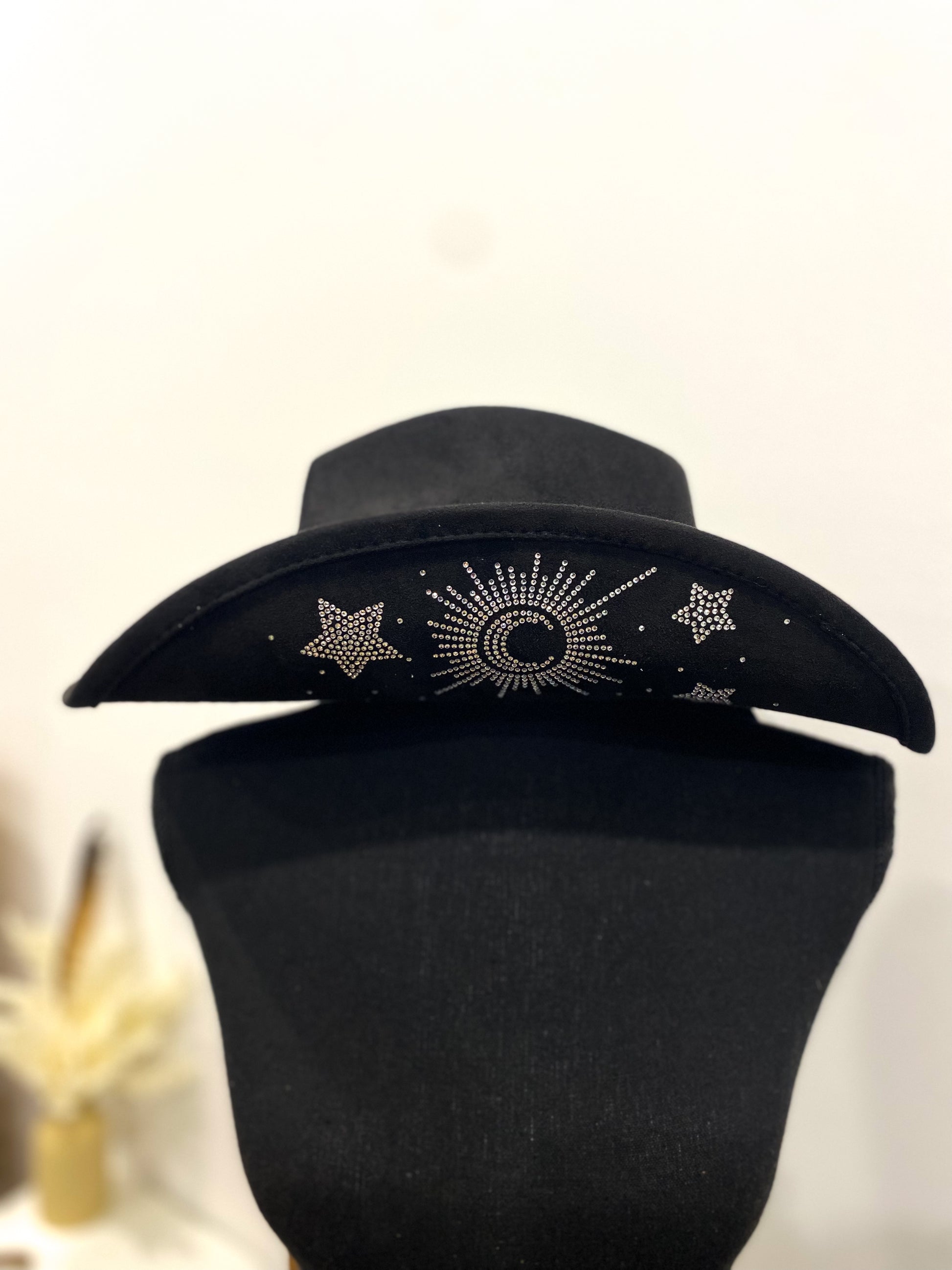 Shooting Star Cowboy Hat / BLACK