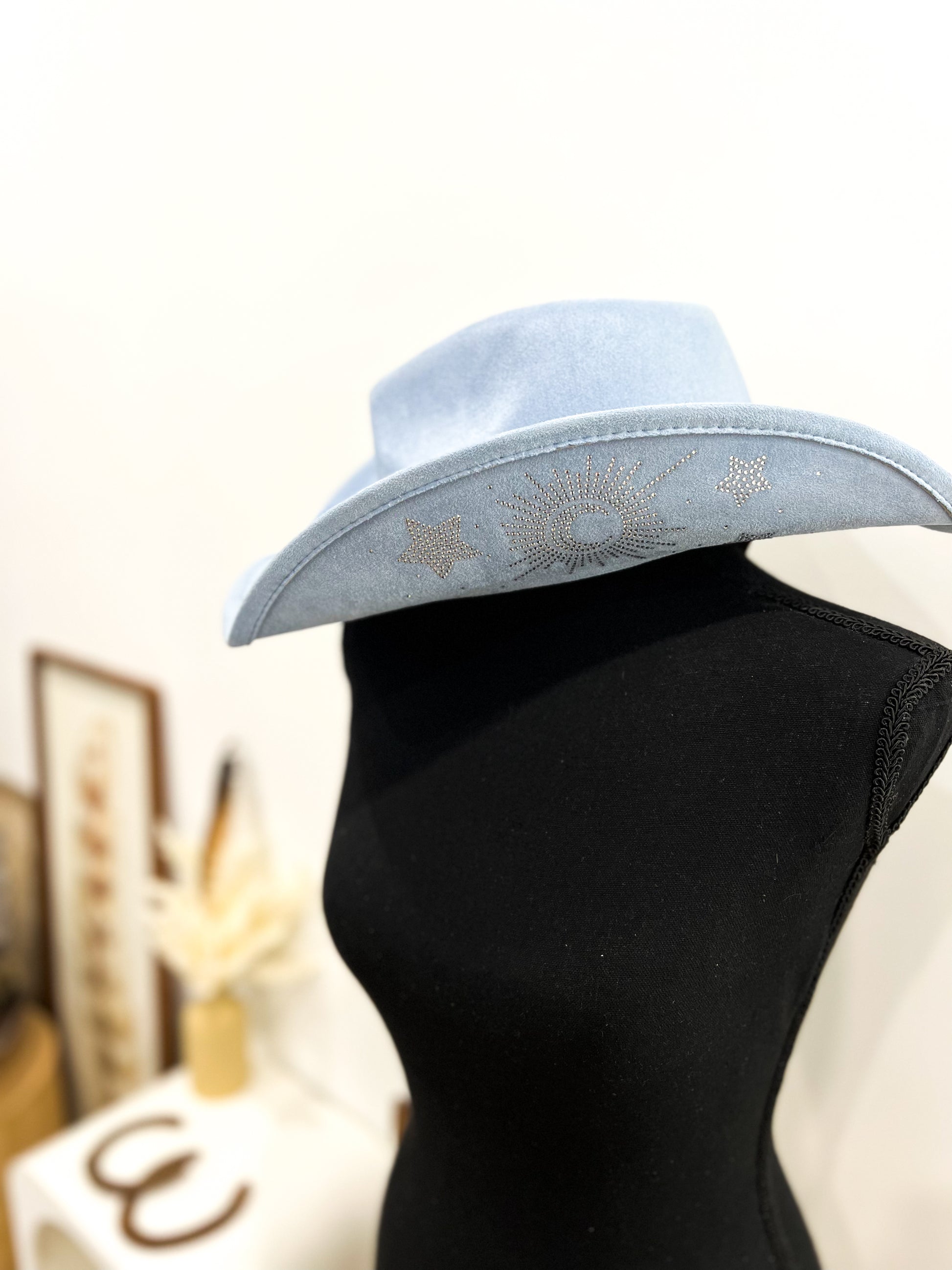 Shooting Star Cowboy Hat / SMOKY BLUE