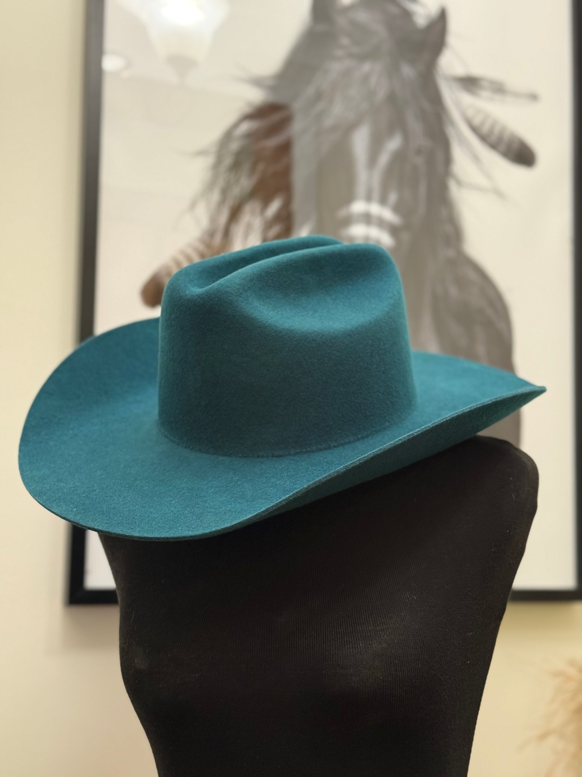 Wilde Traveller Cowboy Hat / PEACOCK