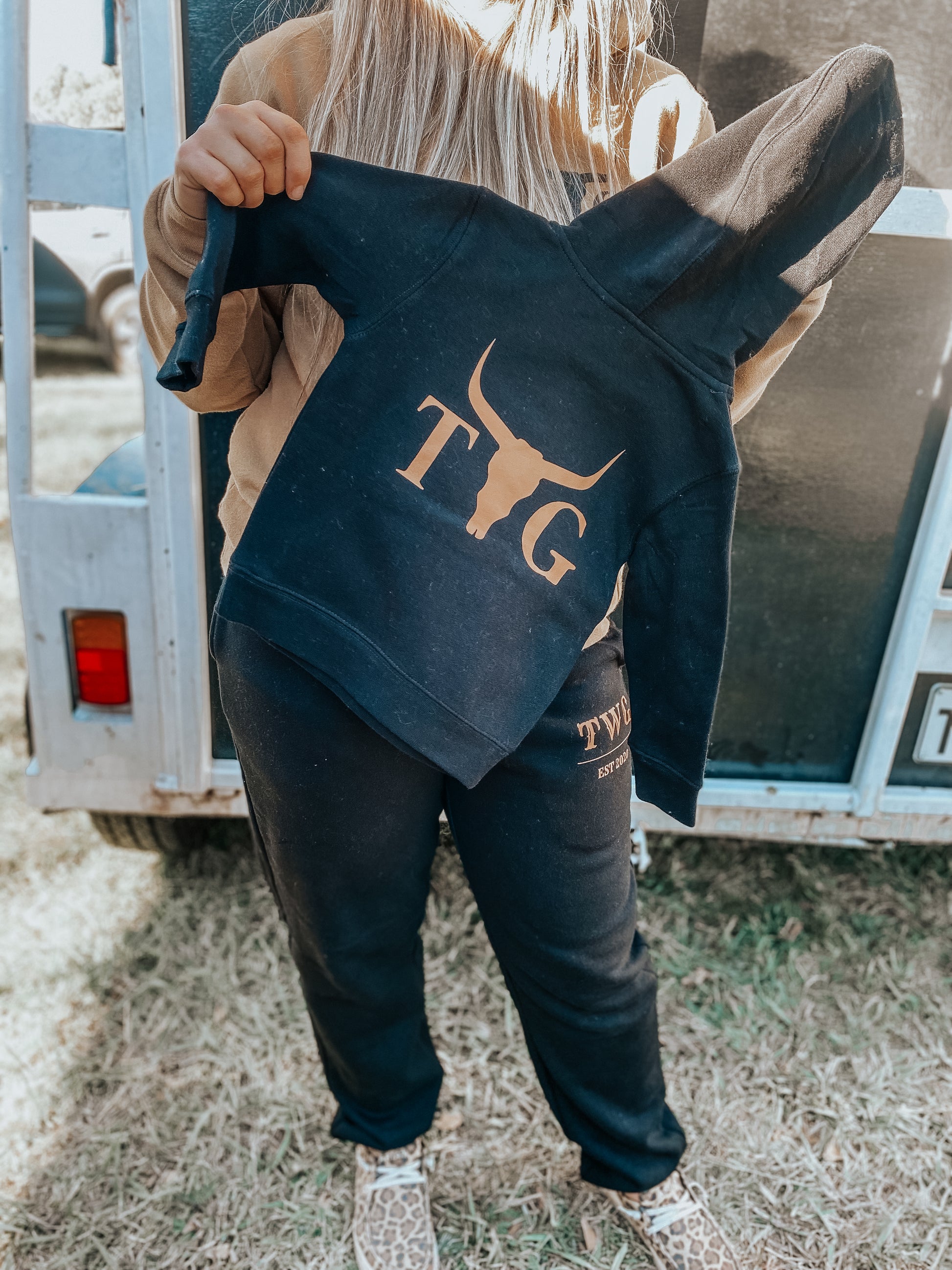 TWG Youth Rough Rider Hoodie / BLACK