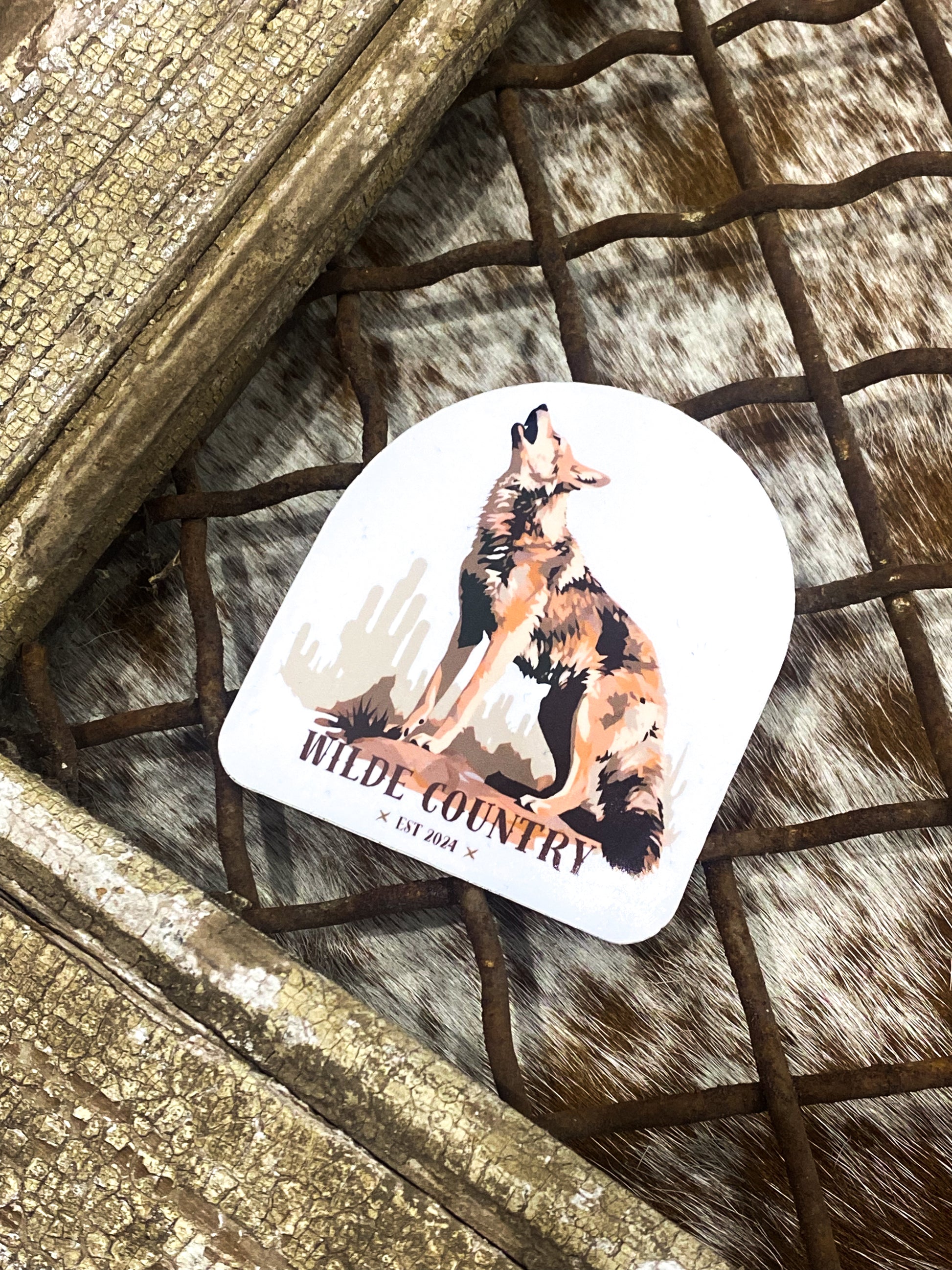 Wilde Country Sticker / COYOTE