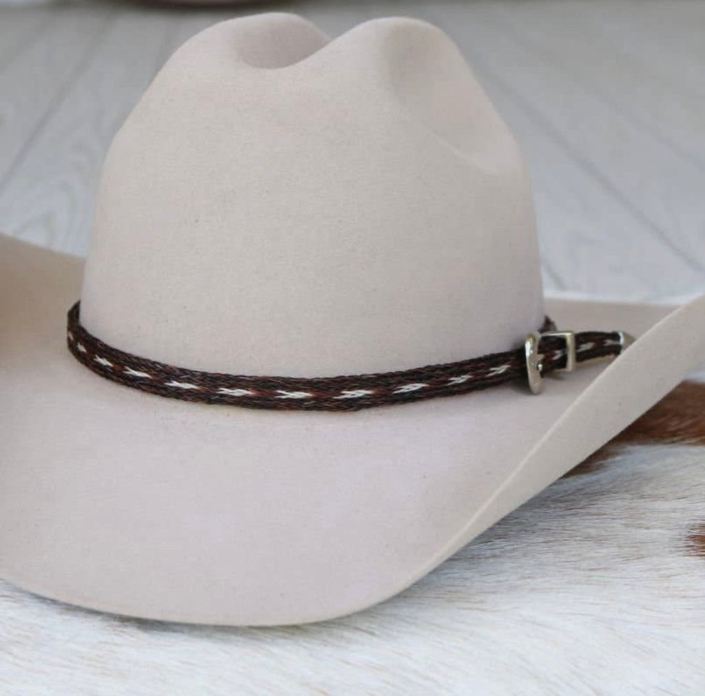 Stockman Horsehair Buckle Hat Band