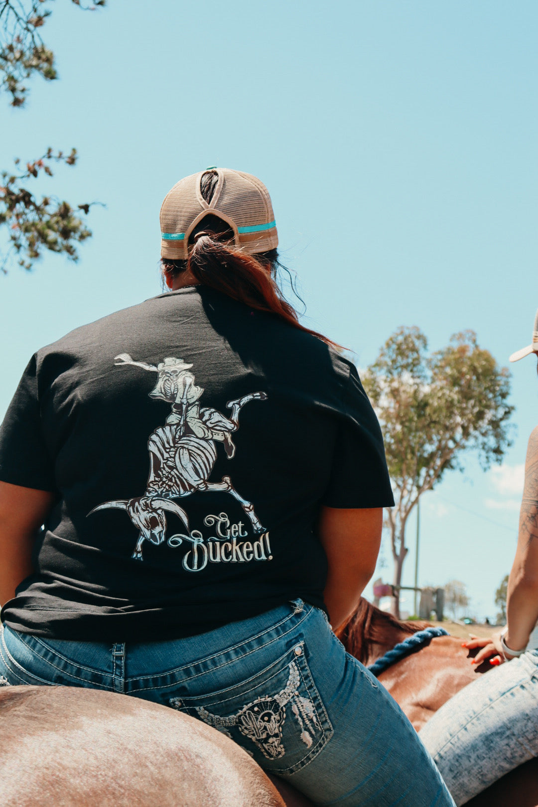 TWG Women’s Get Bucked Tee / BLACK