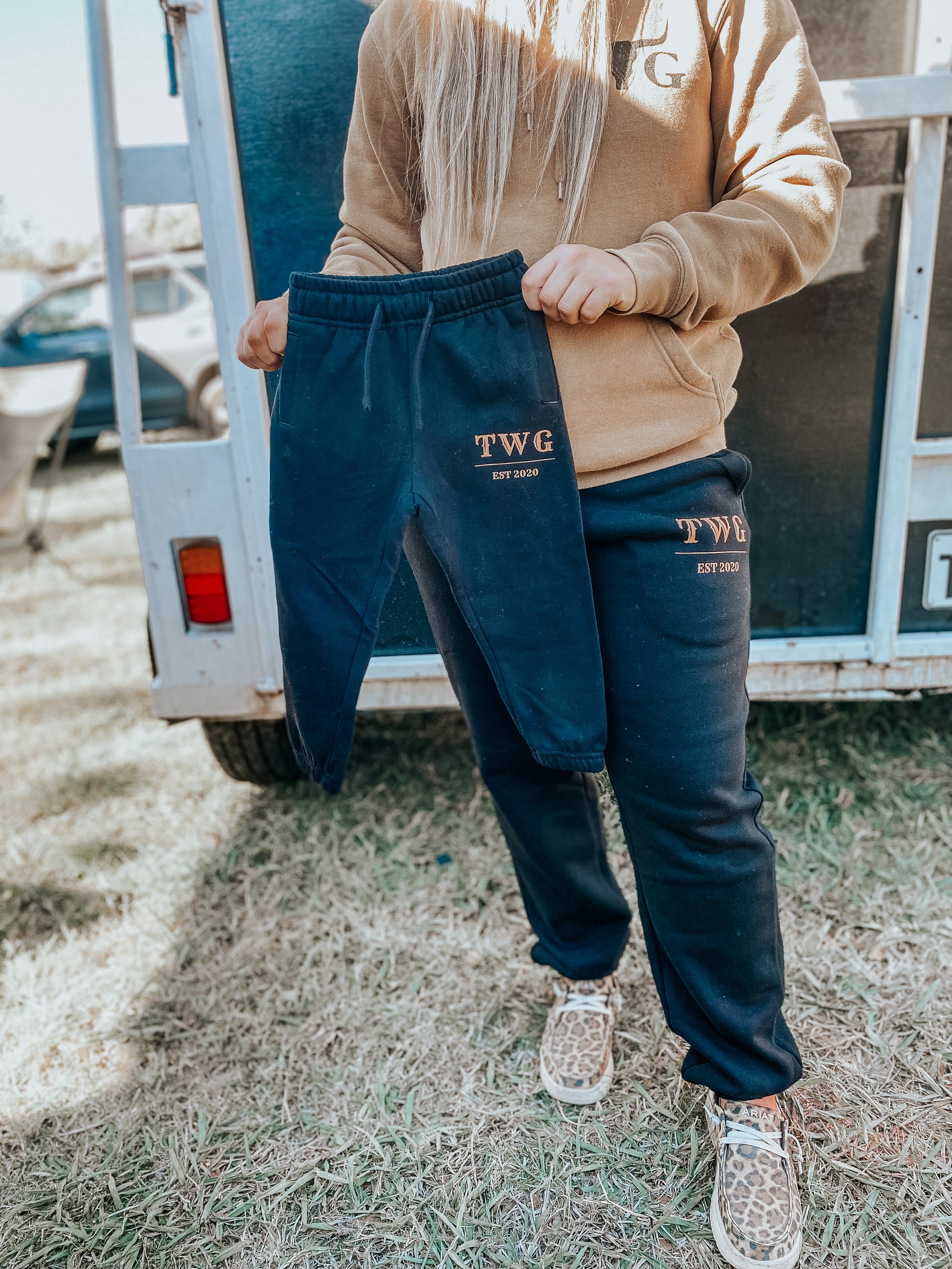 TWG Youth Trackies / BLACK