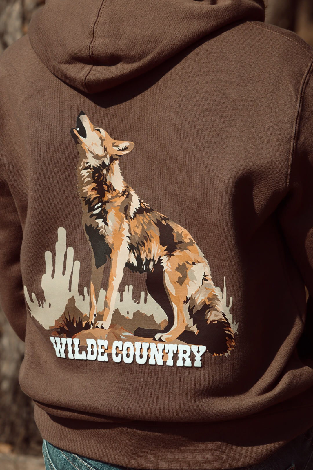 Wilde Country Coyote Hoodie / WALNUT