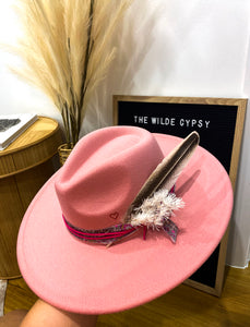 Custom Rancher Hat / PINK