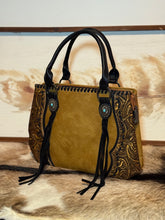 Load image into Gallery viewer, Houston Tooled Tote/Crossbody / LIGHT BROWN
