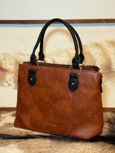 Load image into Gallery viewer, Houston Tooled Tote/Crossbody / BROWN
