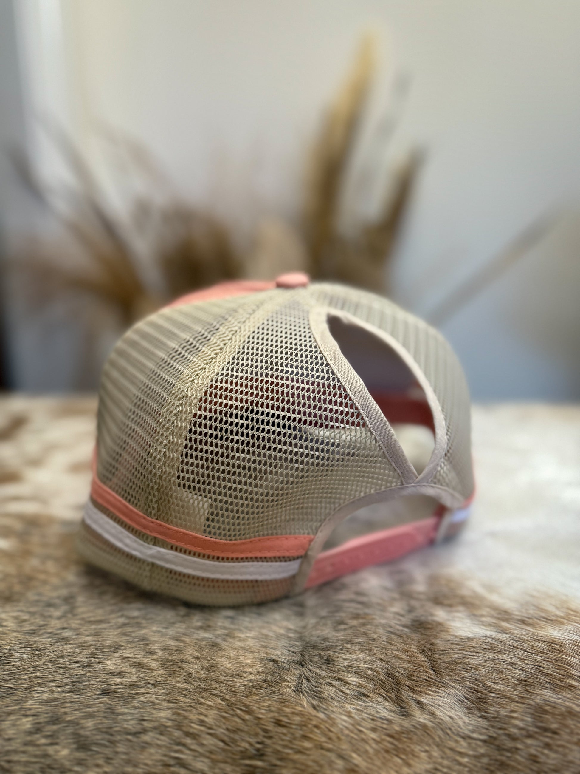 Wilde Country Trucker Cap / QUILTED PINK
