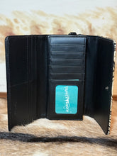 Load image into Gallery viewer, Dallas Tooled Concho Wallet / BLACK

