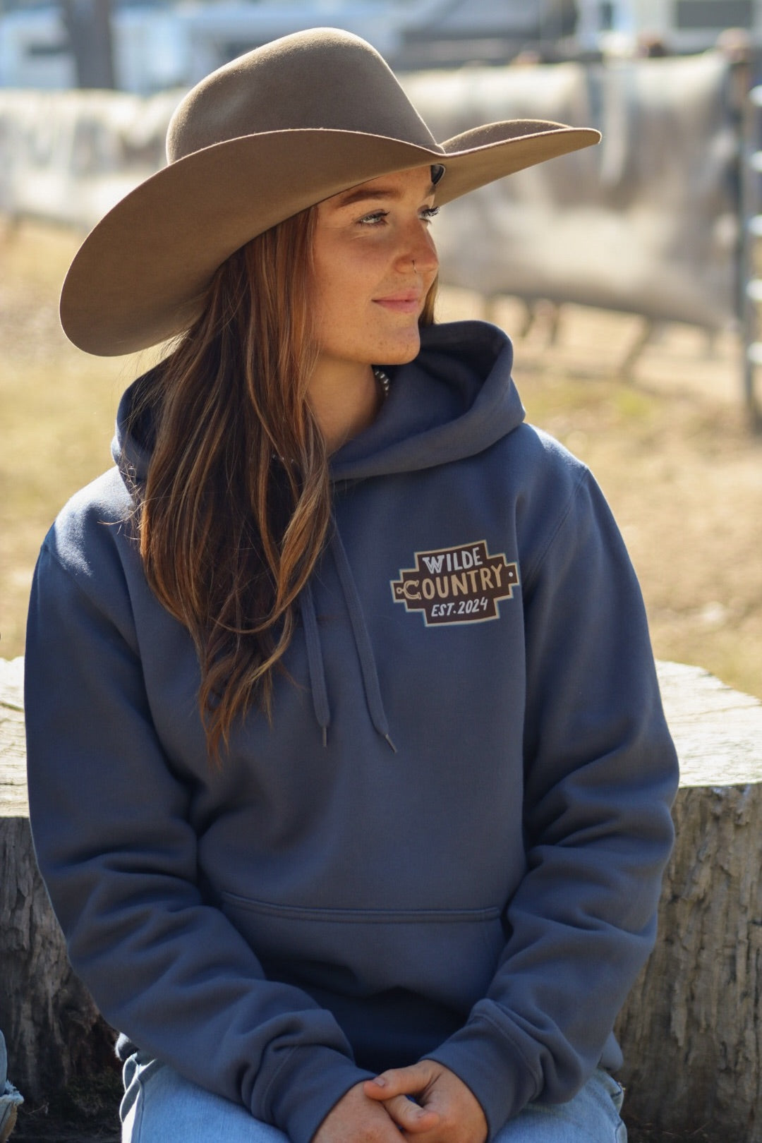 Wilde Country Aztec Hoodie / PETROL