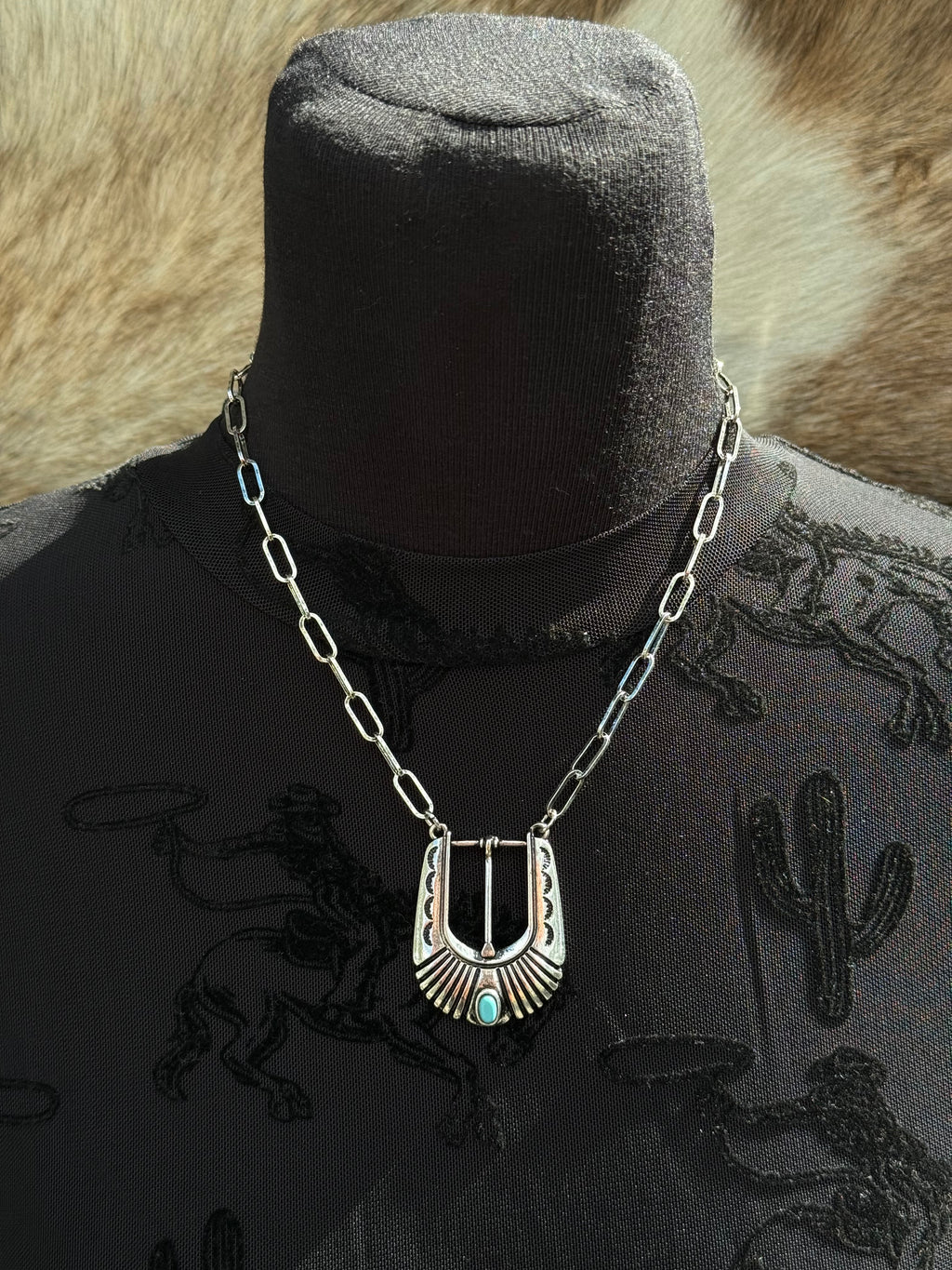 Hadley Buckle Necklace