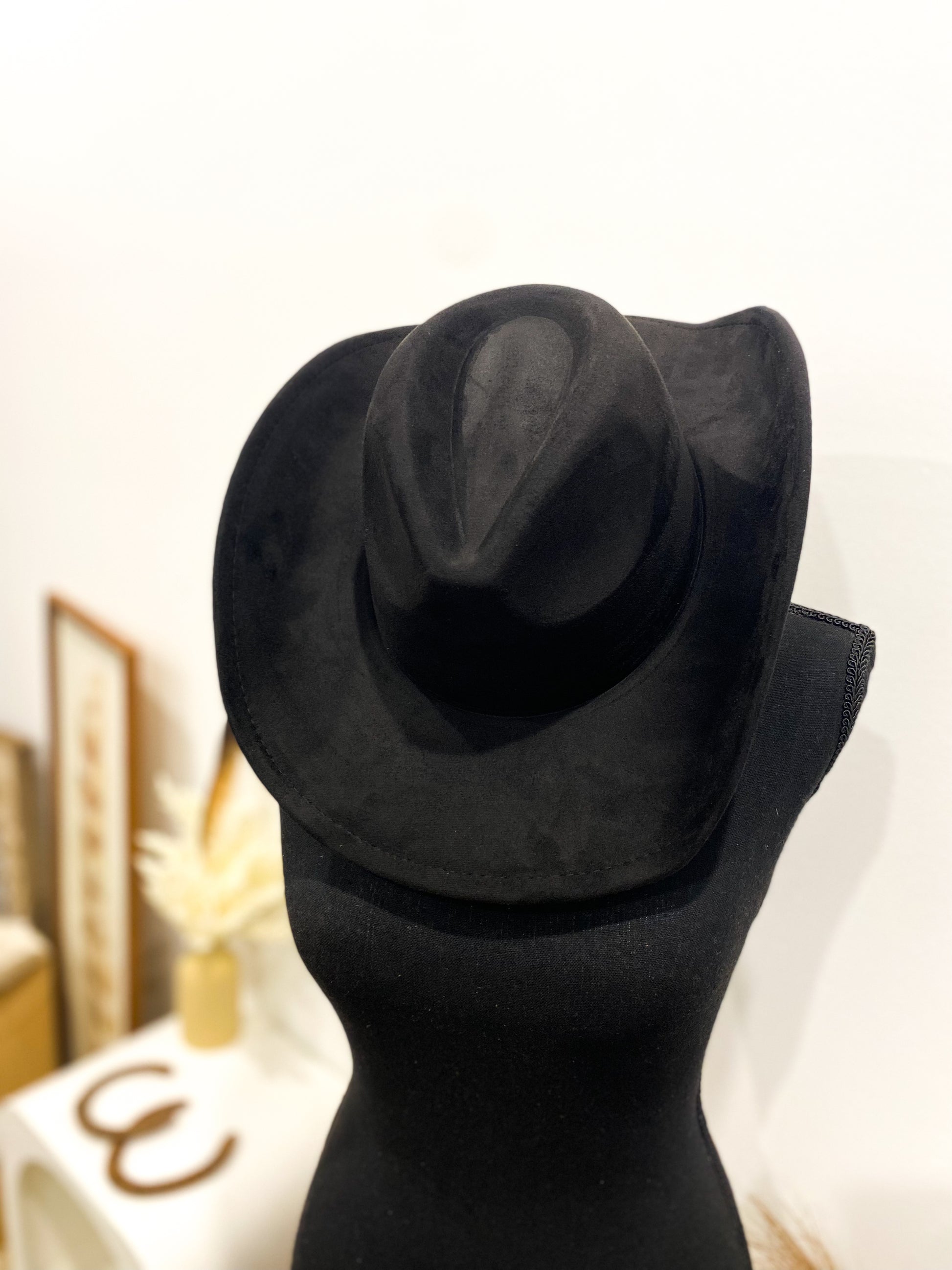 Shooting Star Cowboy Hat / BLACK