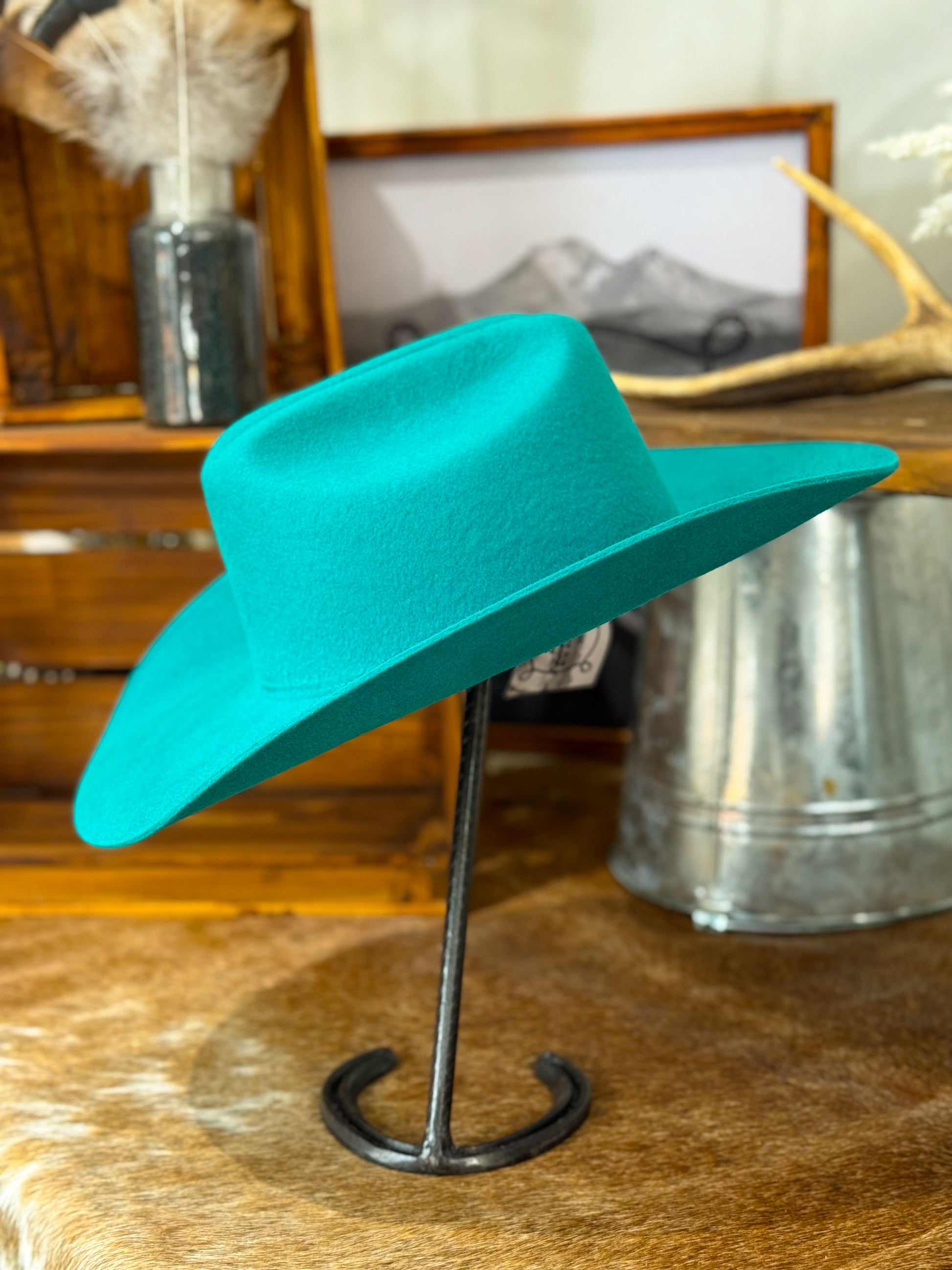 Wilde Traveller Cowboy Hat / TURQUOISE