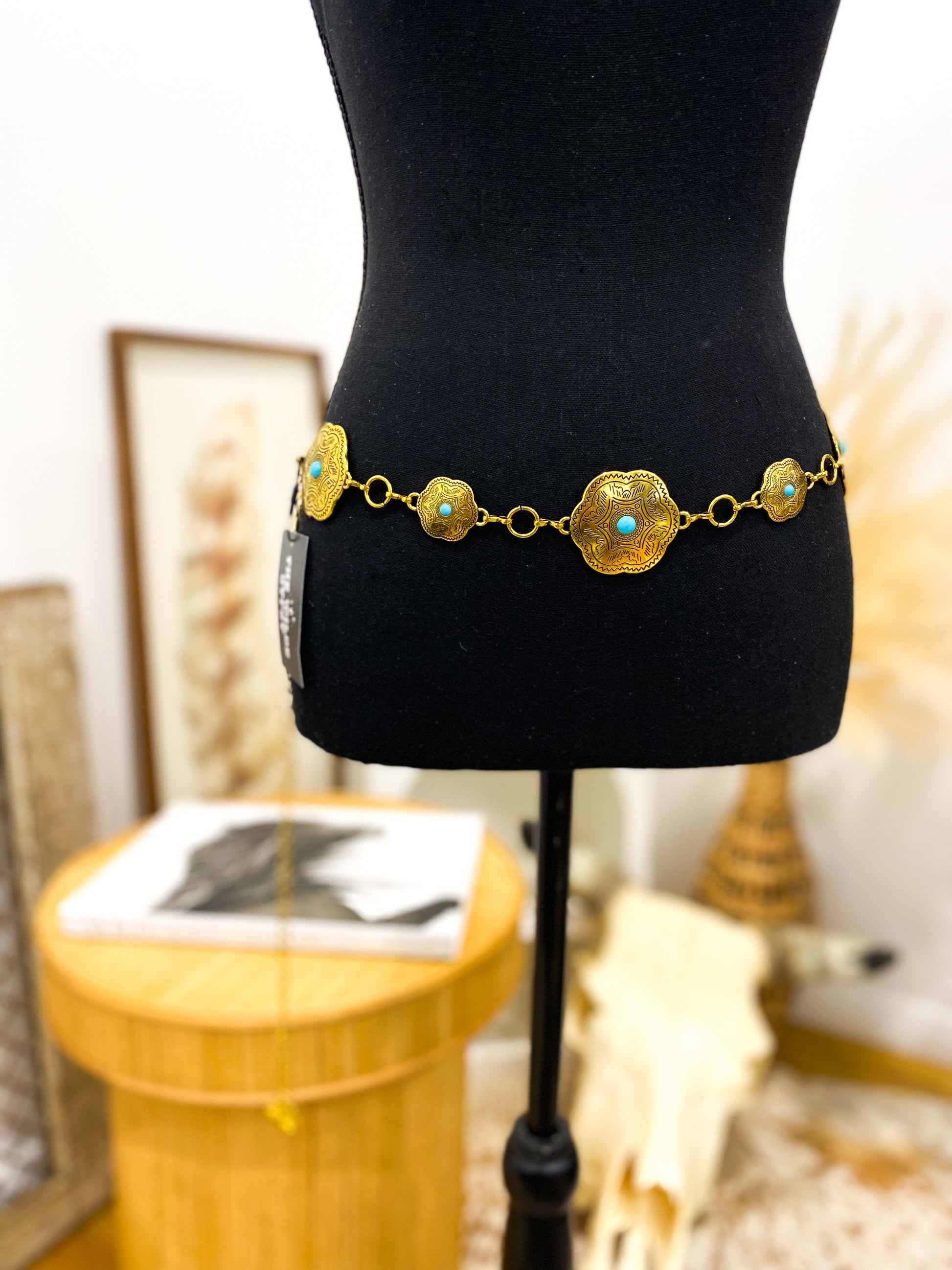 Taylor Concho Belt / GOLD