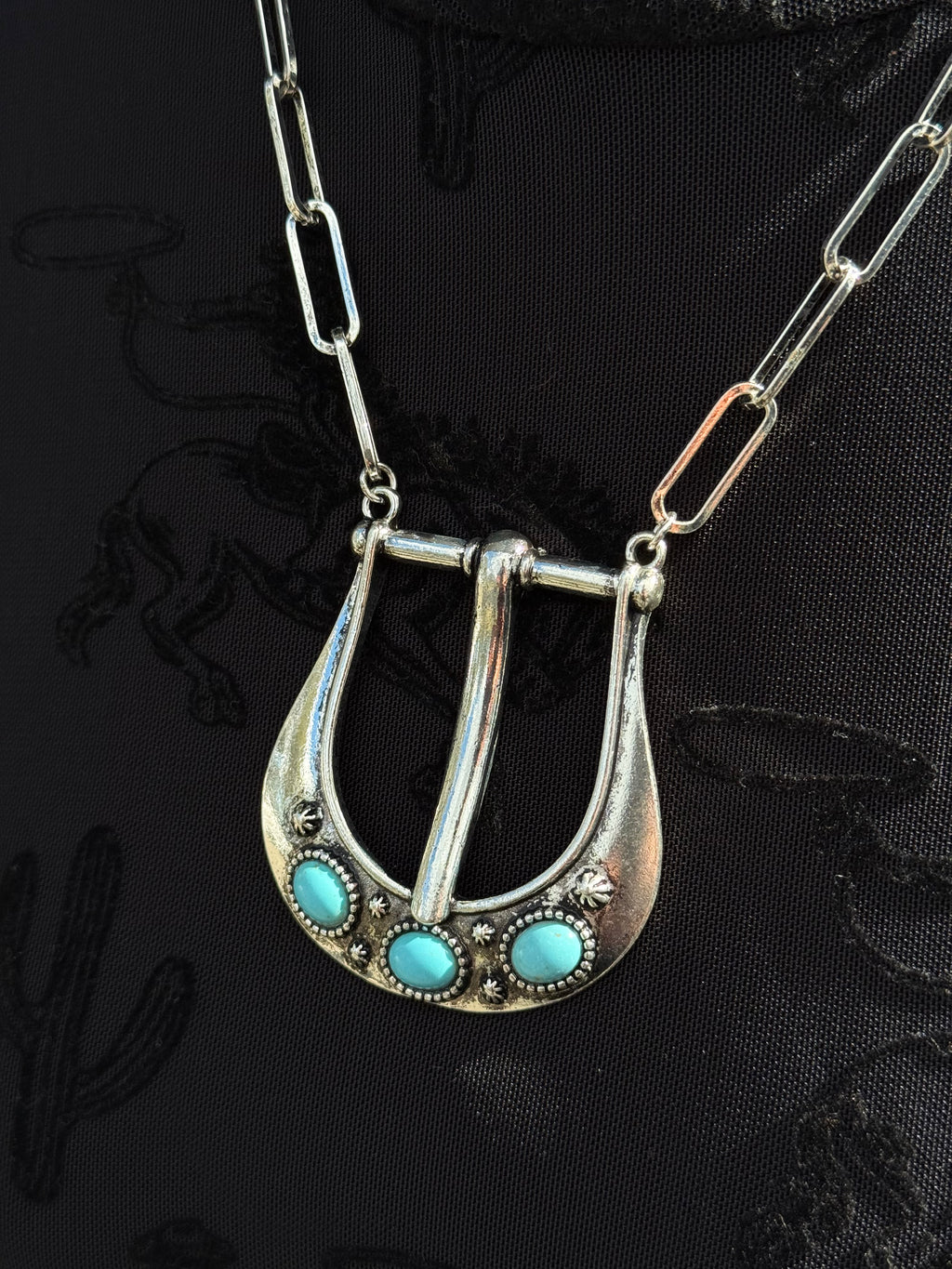 Miranda Large Buckle Necklace