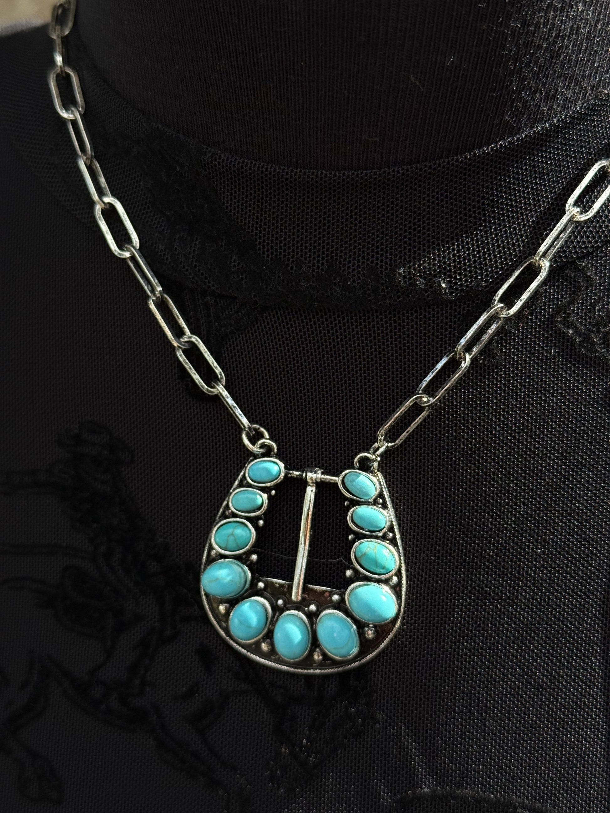 Reba Buckle Necklace