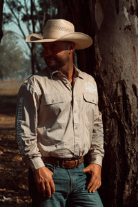 Wilde Country Open Front Shirt / CLAY
