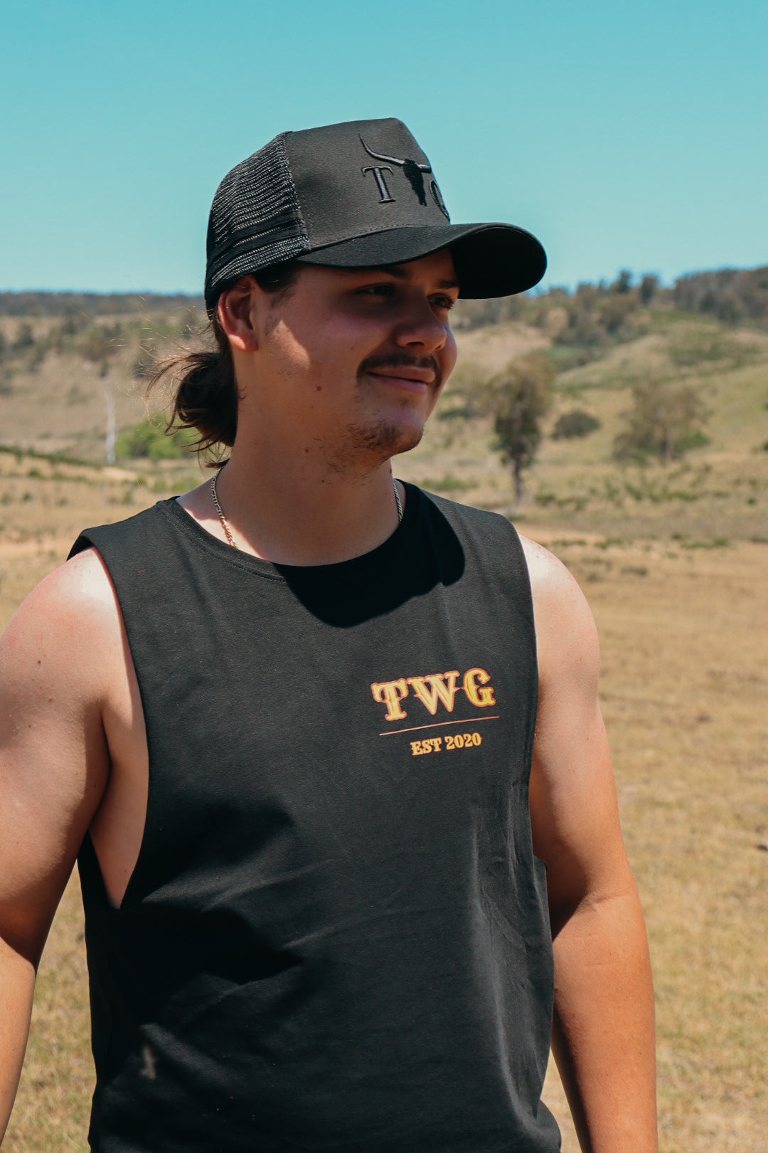 TWG Men’s Wilde West Tank / BLACK