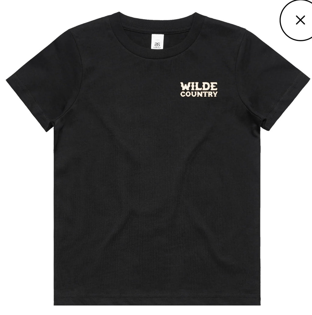 Kids Wilde Country Saddle Bronc Tee / BLACK