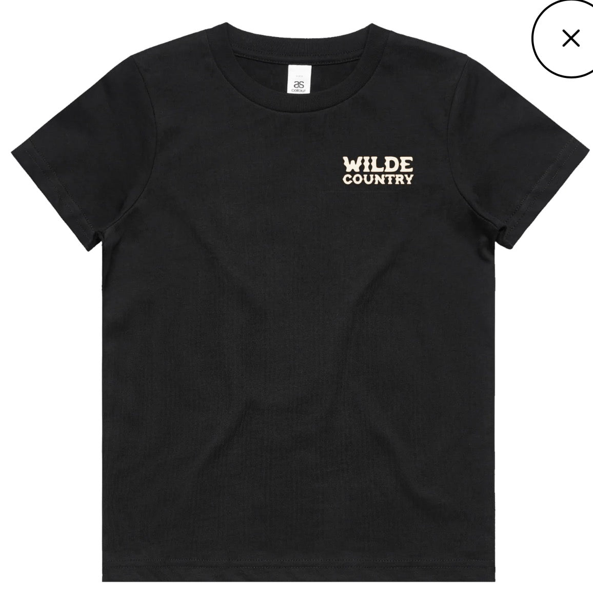 Kids Wilde Country Saddle Bronc Tee / BLACK