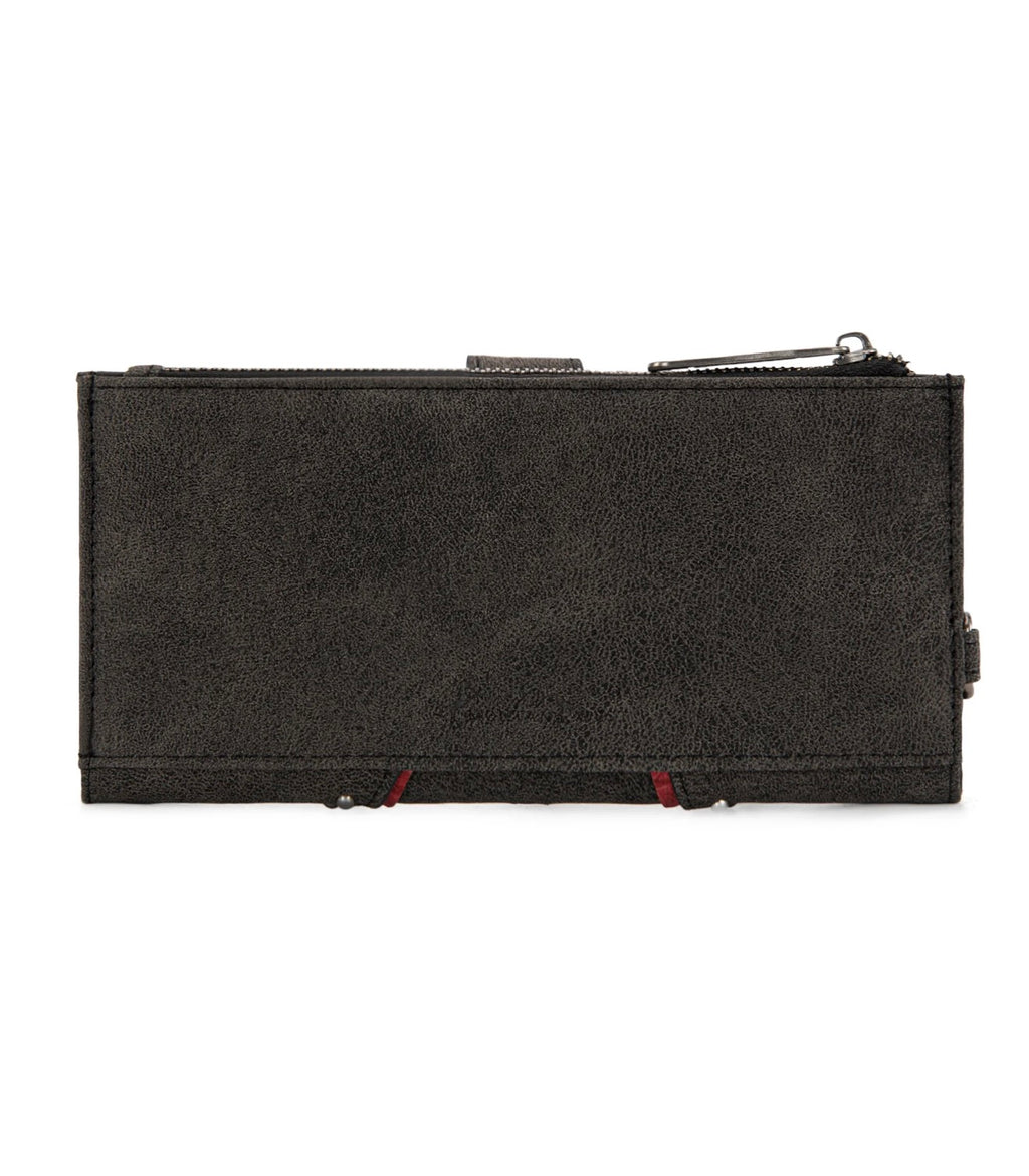 Spur Embroidered Wallet / BLACK